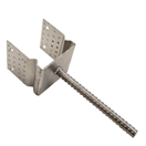 155417 Patka kotevní do betonu Typ U, 140 x 120 x 4, s prolisem