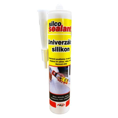 Silikon univerzální jednosložkový, 310 ml, bílý, SILCO