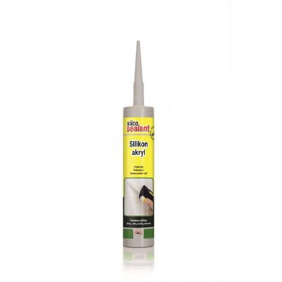 Silikonakryl jednosložkový přetíratelný, 310 ml, bílý, SILCO