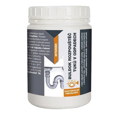 Pro rozpad tuků v odpadech, 1 kg, BULDOK