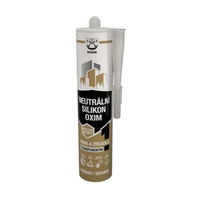 Silikon neutrální (OXIM) transparentní 280 ml, BULDOK
