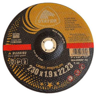 Kotouč řezný na kov PREMIUM T42, O 230 x 1,9 x 22,23 mm, STAYER