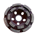 Kotouč diamantový slinutý brusný dvouřadý, O 100 x 22,2 mm, 
