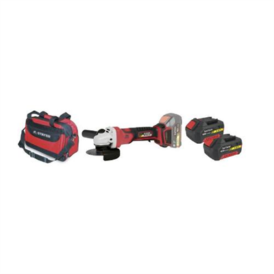 Bruska úhlová aku AGB L2025, O 115 mm, 18 V, 2 baterie, 5 Ah, taška, STAYER