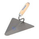 KUBALA KU0805 Lžíce ocel trojúhelník, 220 x 215 mm, tl. 1,2 mm, dřevěná rukojeť