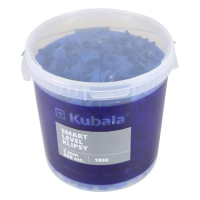 Spony Smart Level, 3 mm, 800 ks + kbelík 20 l, Kubala