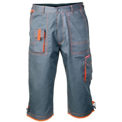 Kalhoty šedé 3/4, vel. 2XL 182-188/106-110, LAHTI PRO