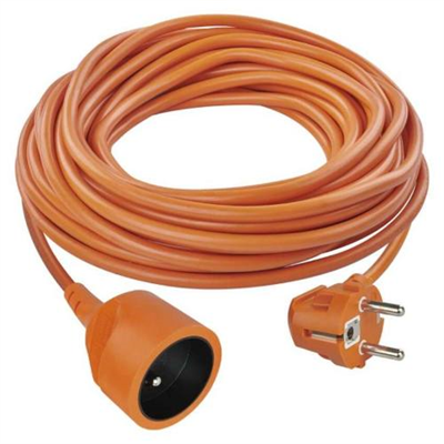 Kabel prodlužovací, 25m / 250V, oranžová