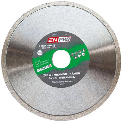 Kotouč diamantový plný O 150 x 1.4 x 22.3 mm, ENPRO