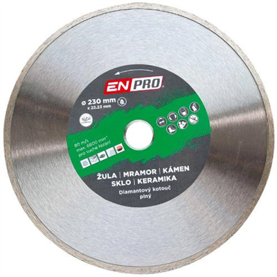 Kotouč diamantový plný O 230 x 1.8 x 22.3 mm, ENPRO