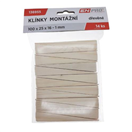 ENPRO 136955 Klínky montážní dřevěné, 100 x 25 x 16 - 1 mm, 14 ks, ENPRO