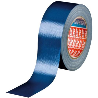 Páska maskovací textilní 4363, UV 2 týdny, 25 m x 50 mm, modrá, TESA