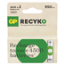 Baterie dobíjecí GP RECYKO 950 AAA (HR3), 2BL blistr