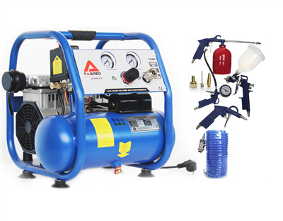 AKČNÍ SET SETTA381M, Bezolejový kompresor 6l, 230V, 2 písty, 1100W + příslušenství