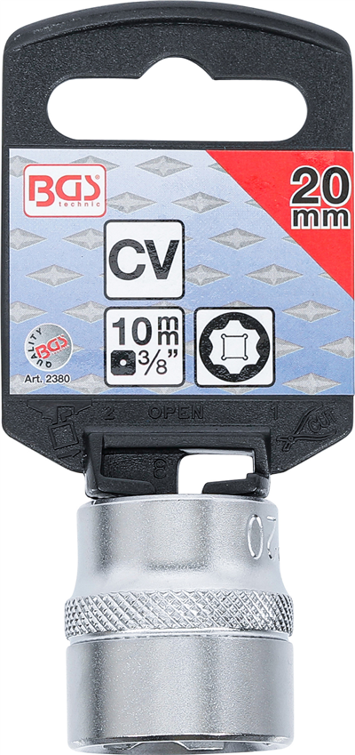 BGS 2380, Nástrčná hlavice Super Lock 10 mm (3/8