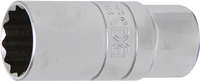 BGS 2386, Nástrčná hlavice na zapalovací svíčky s přídržnou gumou, dvanáctihranná 12,5 mm (1/2