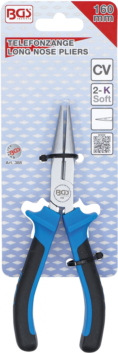 BGS 388, Telefonní kleště rovné 160 mm