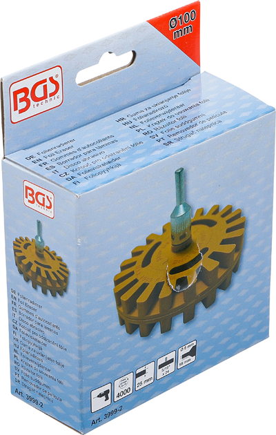 BGS 3999-2, Kotouč pro odstranění fólie s lamelami O 100 mm