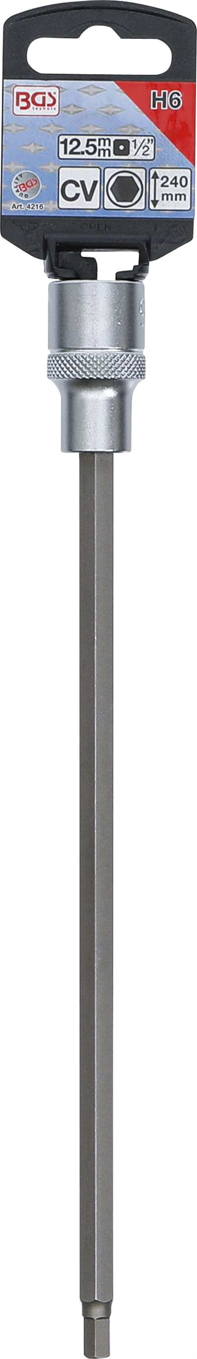 BGS 4216, Nástrčná hlavice délka 240 mm 12,5 mm (1/2