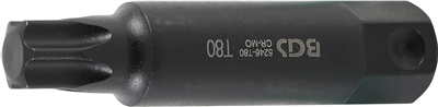 BGS 5246-T80, Bit Délka 100 mm pohon vnější šestihran 22 mm T-profil (pro Torx) T80