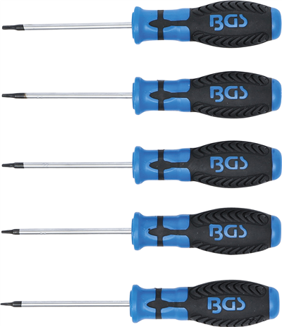 BGS 6828, Sada šroubováků T-profil (pro Torx) T6 - T10 7dílná
