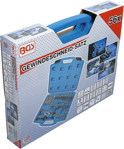 BGS 70105, Sada závitníků a oček palcové 1/4