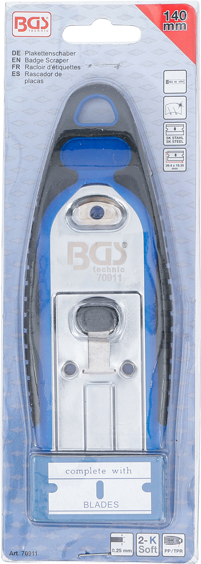 BGS 70911, Škrabka na plakety 40 mm s 6 škrabacími čepelemi
