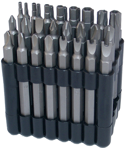 BGS 762, Sada bitů dlouhé pohon vnější šestihran 6,3 mm (1/4
