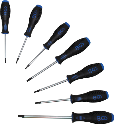 BGS 7846, Sada šroubováků T-profil (pro Torx) T10 - T40 7dílná
