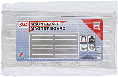 BGS 7893, Magnetická tabule ocelová velmi plochá 300 x 150 mm