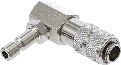 BGS 8027-90, Bajonetový adaptér pro chladicí systém zahnutý 90° pro 8027, 8098
