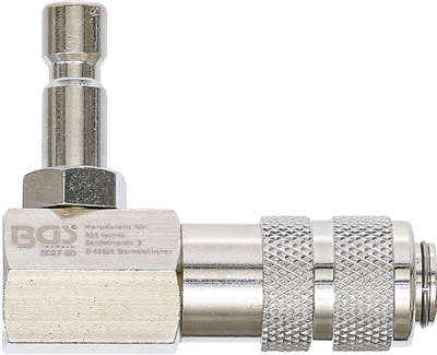 BGS 8027-90, Bajonetový adaptér pro chladicí systém zahnutý 90° pro 8027, 8098