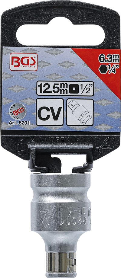 BGS 8201, Bitový adaptér s koulí vnitřní čtyřhran 12,5 mm (1/2