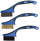 BGS technic 9314 BGS 9314, Sada malých kartáčů nylon, mosaz, nerez 165 mm 3dílná