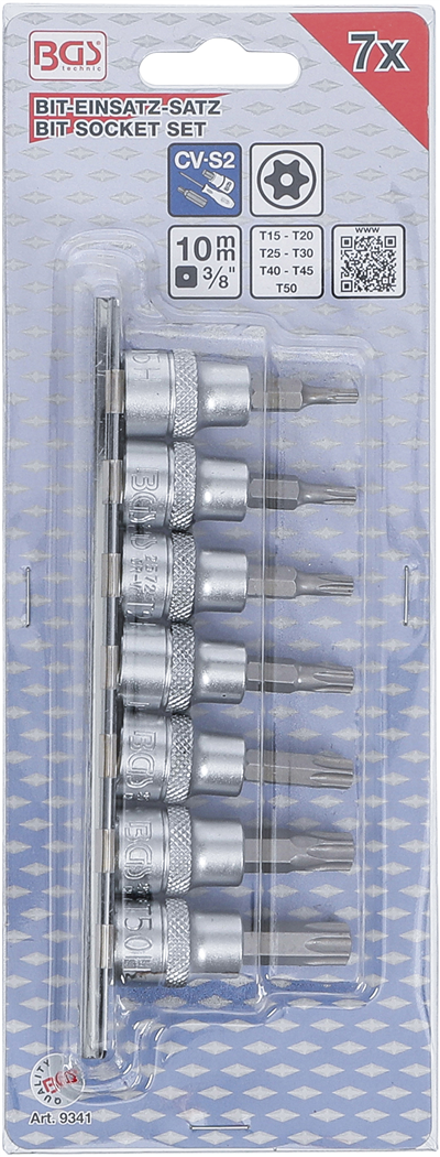BGS 9341, Sada nástrčných hlavic 10 mm (3/8