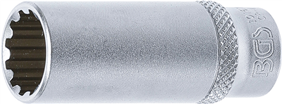 BGS 10163, Nástrčná hlavice Gear Lock, prodloužená 6,3 mm (1/4