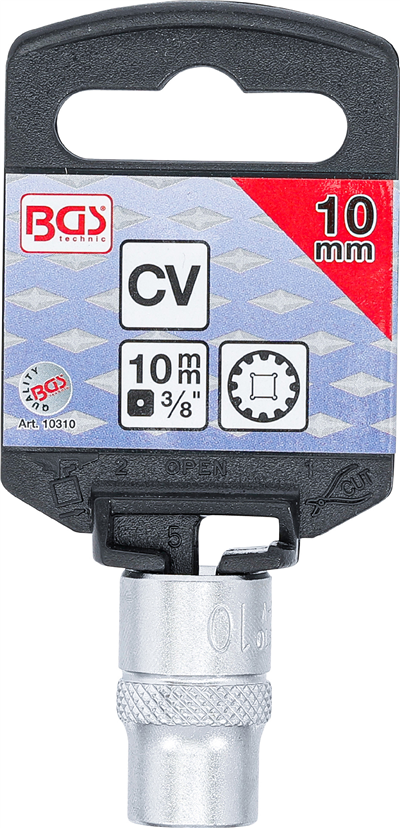 BGS 10310, Nástrčná hlavice Gear Lock 10 mm (3/8