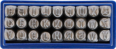 BGS 2030, Razicí matrice, abeceda 3 mm
