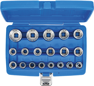BGS 2152, Sada nástrčných hlavic Gear Lock 12,5 mm (1/2