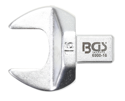 BGS 6900-16, Nástrčný plochý klíč 16 mm upnutí 9 x 12 mm