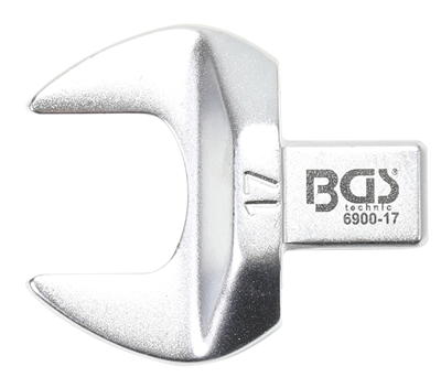 BGS 6900-17, Nástrčný plochý klíč 17 mm upnutí 9 x 12 mm