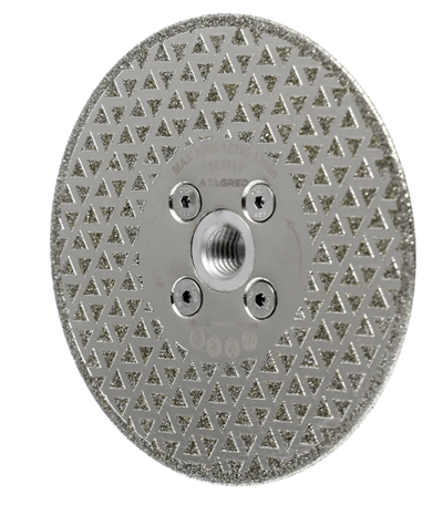 Diamantový kotouč 2v1, 125 mm, M14, pro řezání a broušení dlaždic a kamene, TA1127