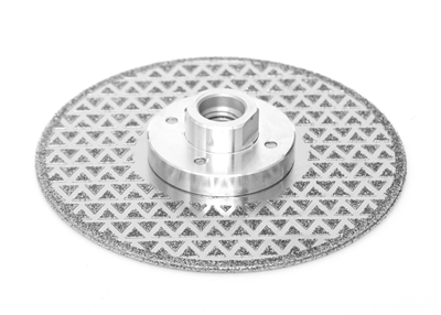 Diamantový kotouč 2v1, 125 mm, M14, pro řezání a broušení dlaždic a kamene, TA1127