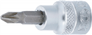 BGS technic 2551 BGS 2551, Nástrčná hlavice 10 mm (3/8) křížový PZ2