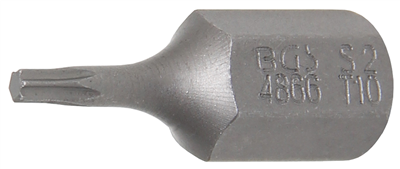 BGS 4866, Bit Délka 30 mm pohon vnější šestihran 10 mm (3/8