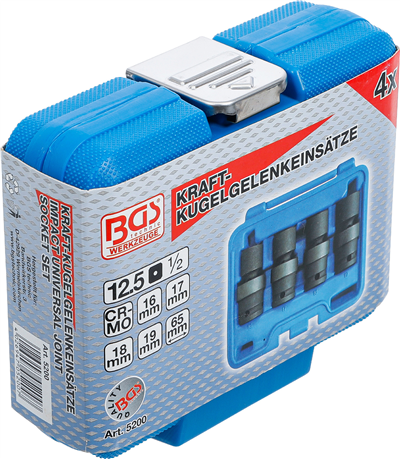 BGS 5200, Sada ráčnových hlavic kloubové 12,5 mm (1/2