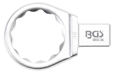 BGS 6903-36, Nástrčný očkový klíč 36 mm upnutí 14 x 18 mm