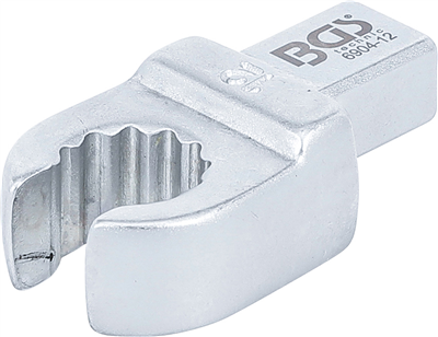 BGS 6904-12, Nástrčný očkový klíč otevřený 12 mm upnutí 9 x 12 mm