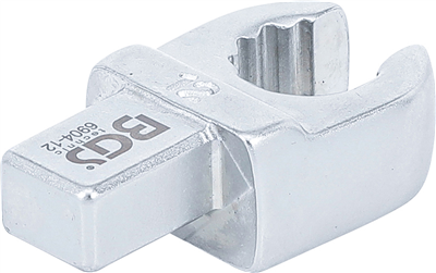 BGS 6904-12, Nástrčný očkový klíč otevřený 12 mm upnutí 9 x 12 mm