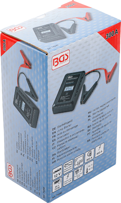 BGS 74240, Pomocné startovací zařízení bez baterie s technologií ultra kondenzátoru 12 V / 300 A / 600 A